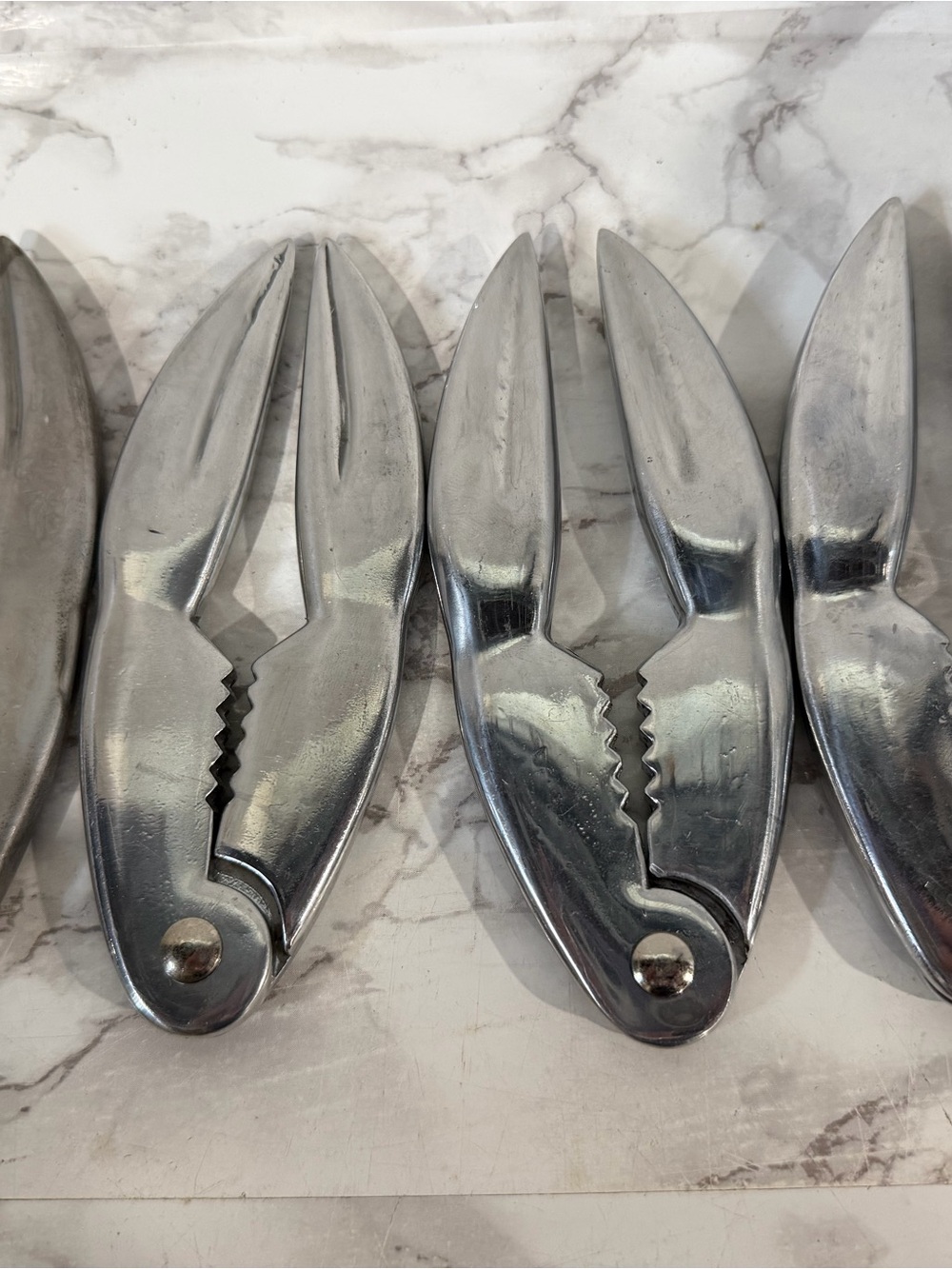Metal Seafood Sheller / Nutcracker - Silver